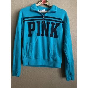 Victoria's Secret PINK Half Zip Sweatshirt Size XS
